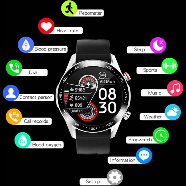 full waterproof sport smart watch with a lot of functions