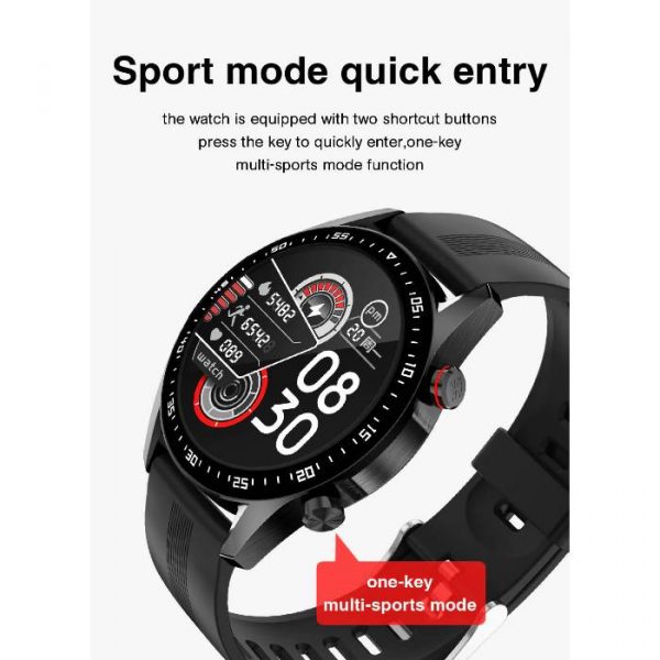 full waterproof sport smart watch with quick entry to sports mode