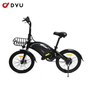 φτηνό ηλεκτρικό ποδήλατο σε μαύρο χρώμα που είναι εύκολο στην οδήγηση