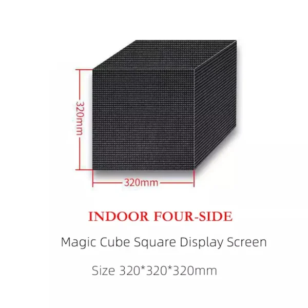 Οθόνη Cube LED υψηλής ανάλυσης με πολλές διαστάσεις