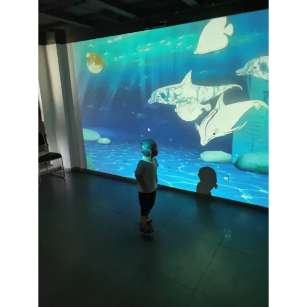 πρωτοποριακή διαδραστική ψηφιακή βαφή με ρεαλιστικά ψάρια