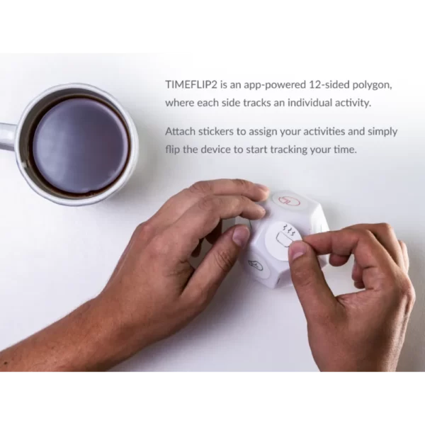 timeflip2 διαδραστικός έξυπνος ανιχνευτής χρόνου με ζάρι πολυγώνου