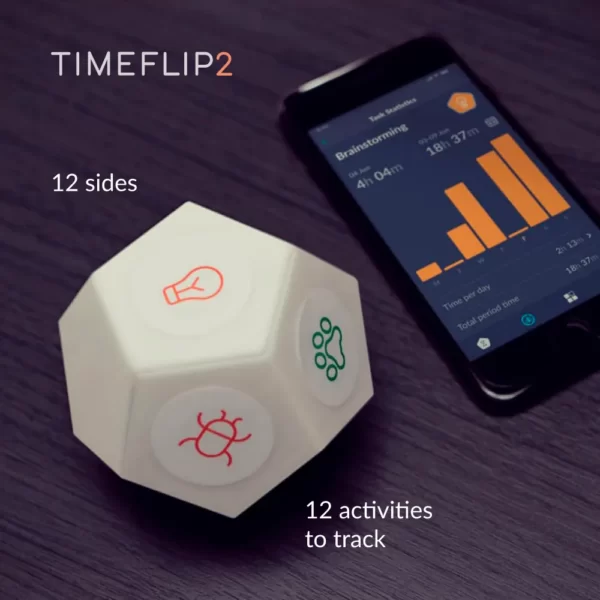 timeflip2 διαδραστικό έξυπνο πρόγραμμα παρακολούθησης χρόνου με πολλές δραστηριότητες για παρακολούθηση