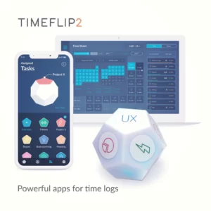 timeflip2 διαδραστικό πρόγραμμα παρακολούθησης χρόνου συνδεδεμένο με μια εφαρμογή