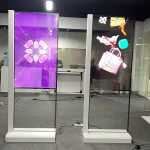 Επιδαπέδια OLED Διαφανής Οθόνη Ψηφιακής Σήμανσης