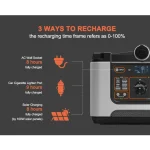 Φορητός Σταθμός Παραγωγής Ενέργειας με Μπαταρία Λιθίου (500W-1000W) - Image 5