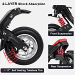 G63 Ηλεκτρικό Πατίνι Παντός Εδάφους με Κινητήρα 1.200 Watt - Image 9