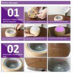 Συσκευή Υπερήχων Διάχυσης Αιθέραιων Έλαιων και Αρώματος από Μπαμπού και Γυαλί - Image 4