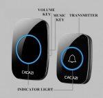 CACAZI Ασύρματο Έξυπνο Κουδούνι με Απόσταση Λήψης 300 μέτρων - Image 4