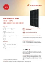 Canadian Solar Ηλιακό Πάνελ 455 Watt Μαύρο Πλαίσιο N-Type - Image 2