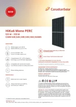 Canadian Solar Ηλιακό Πάνελ 550 Watt Μαύρο Πλαίσιο HiKu6 Mono - Image 2