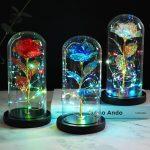 Λουλούδι - Χρωματιστό LED Νυχτερινό Φως που Αναβοσβήνει