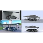 Προσαρμόσιμο Σύστημα Ηλιακού Στεγάστρου Στάθμευσης Αυτοκινήτου - Image 3