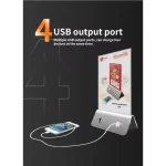 Επιτραπέζια Προβολή Μενού με Φως LED και Σταθμό Φόρτισης - Image 2