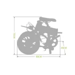 Hi-Flying F501 Αναδιπλούμενο Ηλεκτρικό Ποδήλατο - Image 8