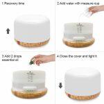 GDAS 02390YK Συσκευή Διάχυσης Αιθέραιων Έλαιων και Αρώματος με Τηλεχειρισμό και Υγραντήρα Υπερήχων - Image 5