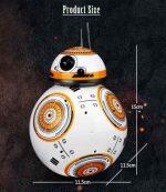 Star Wars RC BB8 Έξυπνο Ρομπότ με Ηχητική Αλληλεπίδραση και 2.4G Τηλεχειριστήριο - Image 5