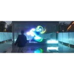 Διαδραστικό Σύστημα για Διαφανή Οθόνη LED