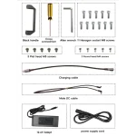 ipad photo booth with various accessories