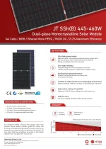 Jetion Ηλιακό Πάνελ 450 Watt JT450SSh(B) Bifacial (Διπλής Όψης) - Image 2