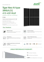 Jinko Solar Ηλιακό Πάνελ 425 Watt JKM425N-54HL4-V N-type Μαύρο Πλαίσιο - Image 3