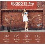 KUGOO S1 Pro Αναδιπλούμενο Ηλεκτρικό Scooter 8’’ - Image 12