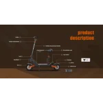 KUKIRIN G2 Max Αναδιπλούμενο Ηλεκτρικό Σκούτερ με Κινητήρα 1.000W - Image 6