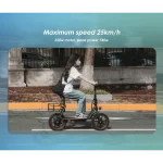 KuKirin C1 Αναδιπλούμενο Ηλεκτρικό Πατίνι με Χοντρά Ελαστικά - Image 4