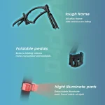 Kukirin V1 PRO Πτυσσόμενο Ηλεκτρικό Ποδήλατο με Χοντρά Ελαστικά - Image 12