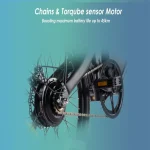 Kukirin V1 PRO Πτυσσόμενο Ηλεκτρικό Ποδήλατο με Χοντρά Ελαστικά - Image 9