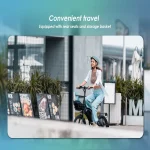 Kukirin V1 PRO Πτυσσόμενο Ηλεκτρικό Ποδήλατο με Χοντρά Ελαστικά - Image 7