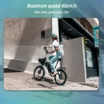 Kukirin V1 PRO Πτυσσόμενο Ηλεκτρικό Ποδήλατο με Χοντρά Ελαστικά - Image 5