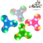 Fidget Spinner με φως LED και ηχείο Bluetooth