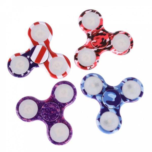 Fidget Spinner με φως LED
