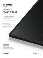 Longi Ηλιακό Πάνελ 430 Watt 430HTH Μαύρο Πλαίσιο - Image 3