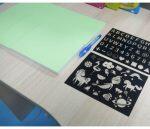 glow draw board with light package