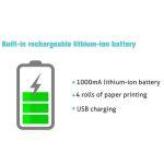 Μίνι Φορητός Bluetooth Εκτυπωτής για Έξυπνα Τηλέφωνα - Image 11