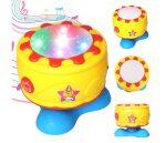 Μουσικό Τύμπανο με Φως για Μωρά με Περιστροφή 360o
