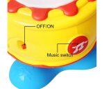 Μουσικό Τύμπανο με Φως για Μωρά με Περιστροφή 360o - Image 3