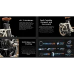 OneSport OT16 Αναδιπλούμενο Ηλεκτρικό Ποδήλατο με Υψηλή Αυτονομία - Image 5