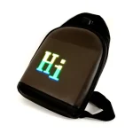 Δερμάτινο Σακίδιο Πλάτης με Οθόνη LED