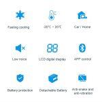 Alpicool Φορητό Μίνι Ψυγείο Επαναφορτιζόμενο με Ηλιακή Ενέργεια - Σειρά ECX (30Λ/40Λ/50Λ) - Image 8