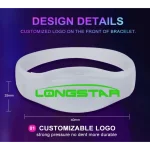 Βραχιόλι LED Ηχητικής Ενεργοποίησης με Τηλεχειριστήριο - Image 2