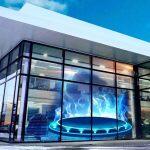 Διάφανης LED Οθόνη - Κουρτίνα για Τζάμια Βιτρίνας (τμ) - Image 2