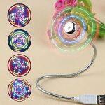 Μίνι Ευέλικτος LED USB Ανεμιστήρας για Φορητό και Σταθερό Υπολογιστή - Image 2