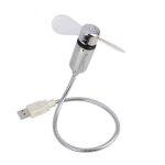 Μίνι Ευέλικτος LED USB Ανεμιστήρας για Φορητό και Σταθερό Υπολογιστή - Image 5