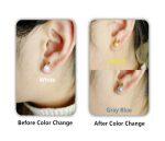 UV Σκουλαρίκια με Μαργαριτάρια και Εναλλαγές Χρωμάτων - Image 2