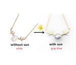 UV Κολιέ με Μαργαριτάρι και Εναλλαγές Χρωμάτων - Image 3