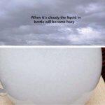 Κρυστάλλινο Μπουκάλι Πρόβλεψης Καιρικών Συνθηκών με Πολύχρωμο Φως LED - Image 4