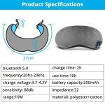 Μάσκα Ύπνου με Ασύρματα-Bluetooth Ακουστικά - Image 8